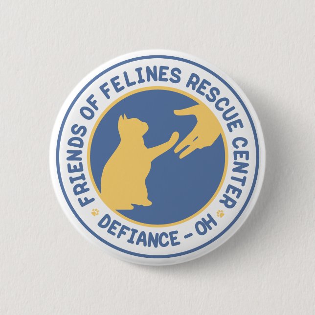 Badge Rond 5 Cm Bouton de logo de FFRC (Devant)