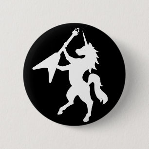 Badge Rond 5 Cm BOUTON de LOGO de licorne