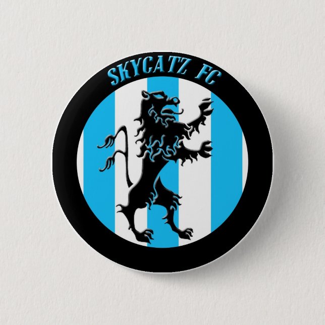 Badge Rond 5 Cm Bouton de logo de Skycatz (Devant)