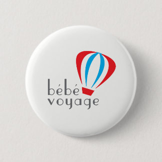 Badge Rond 5 Cm Bouton de logo de voyage de Bebe