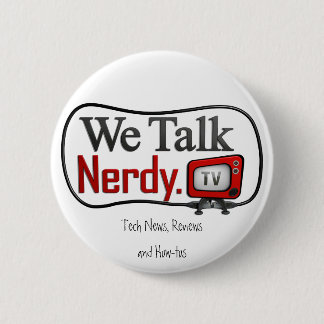 Badge Rond 5 Cm Bouton de logo de WeTalkNerdy.tv