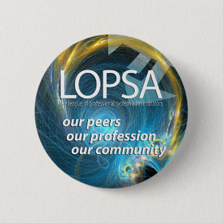 Badge Rond 5 Cm Bouton de LOPSA