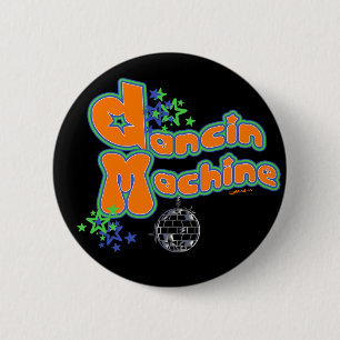 Badge Rond 5 Cm Bouton de machine de Dancin