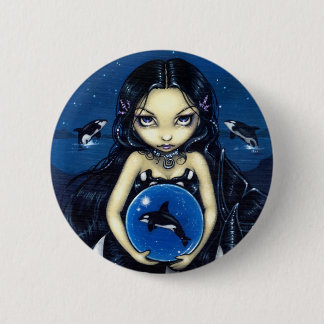 Badge Rond 5 Cm Bouton "de magie d'orque"