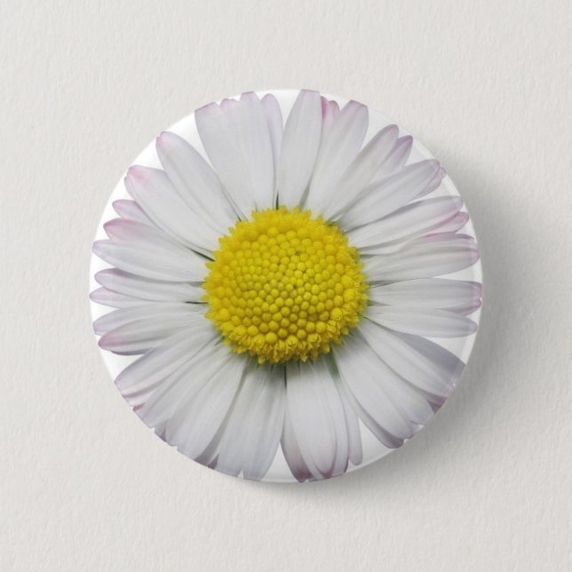 Badge Rond 5 Cm Bouton de marguerite (Devant)