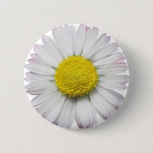 Badge Rond 5 Cm Bouton de marguerite