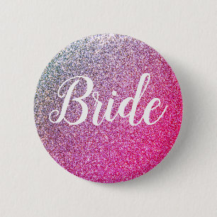 Badge Rond 5 Cm Bouton de mariée pour douche de nuptiale