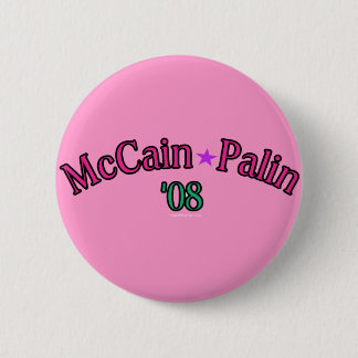 Badge Rond 5 Cm Bouton de McCain Palin '08