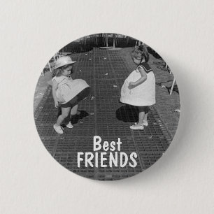 Badge Rond 5 Cm Bouton de meilleurs amis