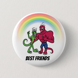 Badge Rond 5 Cm Bouton de meilleurs amis