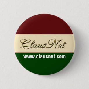 Badge Rond 5 Cm Bouton de membre de ClausNet, www.clausnet.com