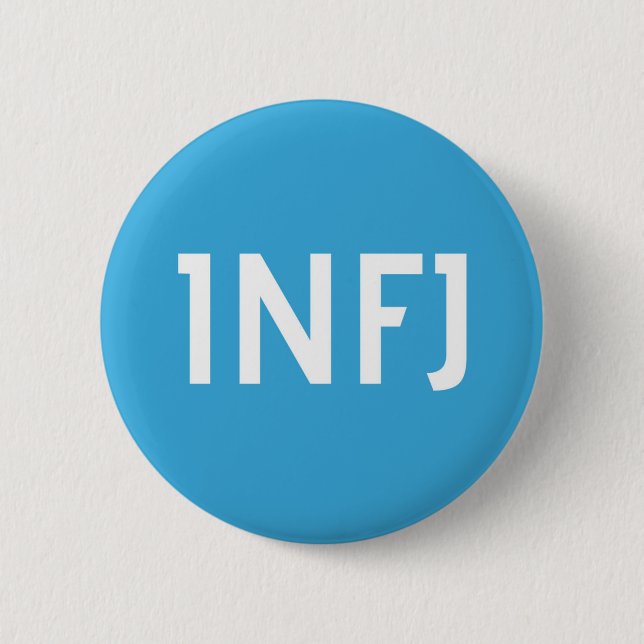Badge Rond 5 Cm Bouton de membre de l'équipe d'INFJ (Devant)
