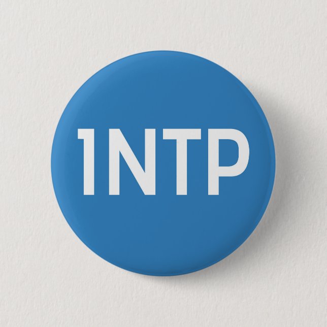 Badge Rond 5 Cm Bouton de membre de l'équipe d'INTP (Devant)