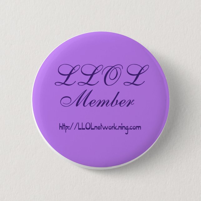 Badge Rond 5 Cm Bouton de membre de LLOL (Devant)