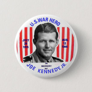 Badge Rond 5 Cm Bouton de mémorial de Jr. de Joe Kennedy