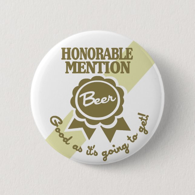 Badge Rond 5 Cm Bouton de mention honorable (Devant)
