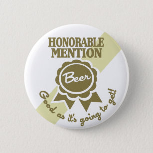 Badge Rond 5 Cm Bouton de mention honorable