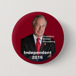 Badge Rond 5 Cm Bouton de Michael Bloomberg 2016