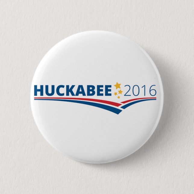 Badge Rond 5 Cm Bouton de Mike Huckabee 2016 (Devant)