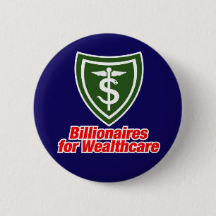 BADGE ROND 5 CM BOUTON DE MILLIARDAIRES