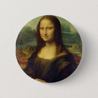 Badge Rond 5 Cm Bouton de Mona Lisa