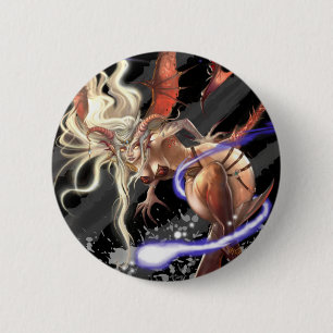 Badge Rond 5 Cm Bouton de monstre - séduction de succube