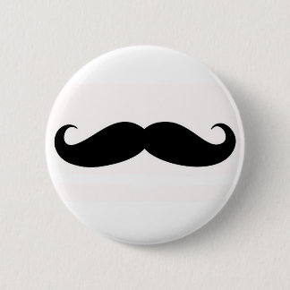 Badge Rond 5 Cm Bouton de moustache