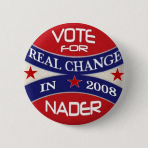 Badge Rond 5 Cm Bouton de Nader 2008