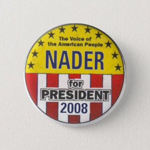 Badge Rond 5 Cm Bouton de Nader 2008