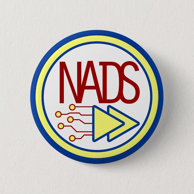 Badge Rond 5 Cm Bouton de NADS (Devant)