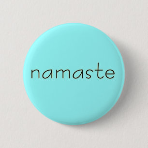 Badge Rond 5 Cm bouton de namaste