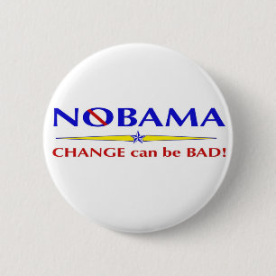 Badge Rond 5 Cm Bouton de NOBAMA