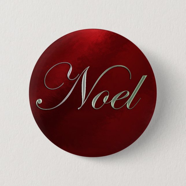 Badge Rond 5 Cm Bouton de Noël de Noel (Devant)