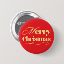 Bouton de Noël personnalisé – Épinglette saisonniè