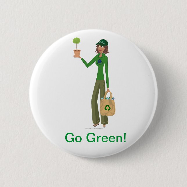 Badge Rond 5 Cm Bouton de norme de DHG (Devant)