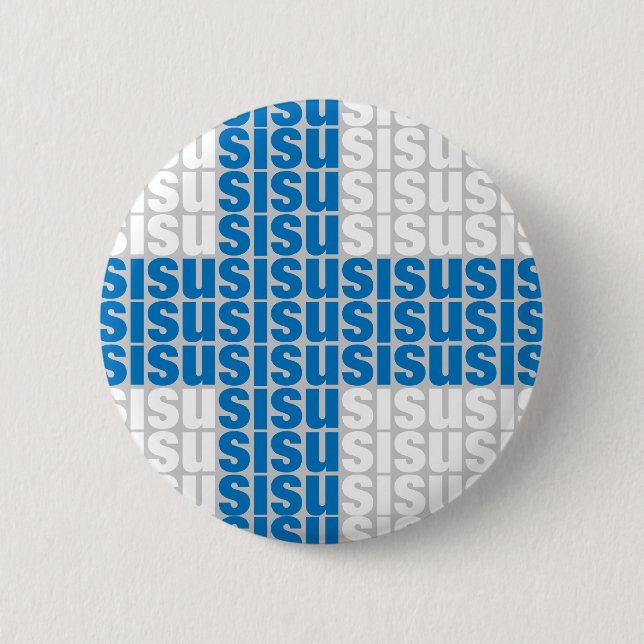 Badge Rond 5 Cm Bouton de norme de Sisu (Devant)