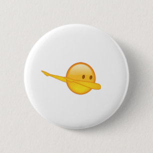 Badge Rond 5 Cm Bouton de norme d'emoji de limande