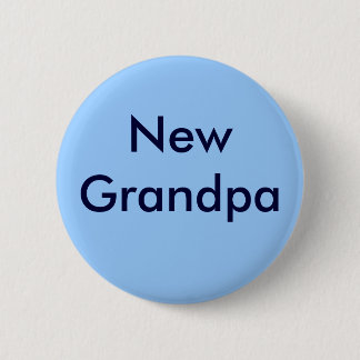 Badge Rond 5 Cm Bouton de "nouveau grand-papa"