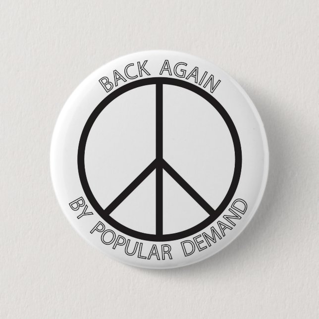 BADGE ROND 5 CM BOUTON DE PAIX (Devant)
