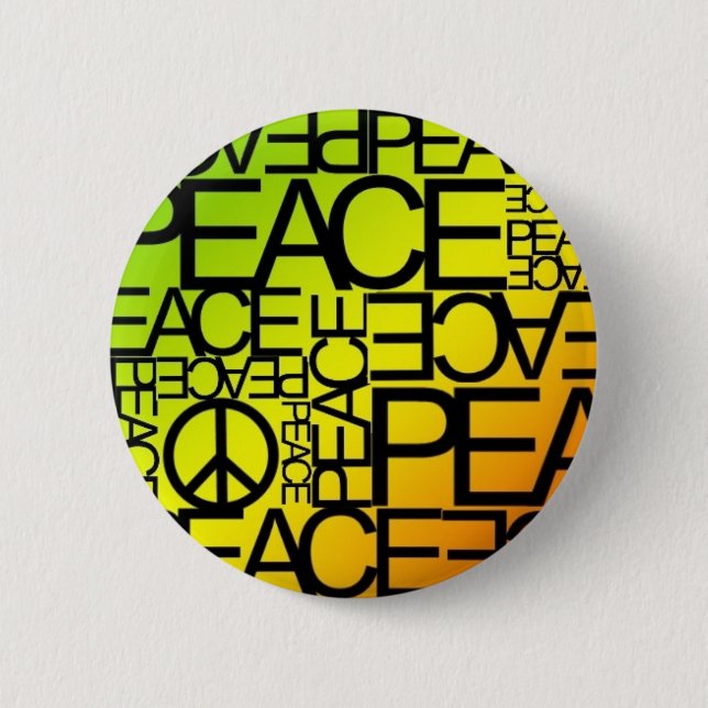 Badge Rond 5 Cm Bouton de paix (Devant)