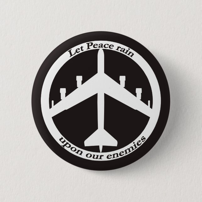 Badge Rond 5 Cm Bouton de paix (Devant)