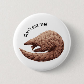 Badge Rond 5 Cm Bouton de Pangolin