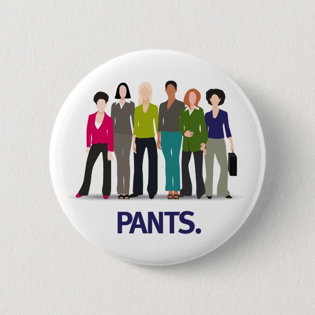 Badge Rond 5 Cm Bouton de PANTALON (Devant)