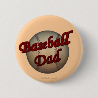 Badge Rond 5 Cm Bouton de papa de base-ball