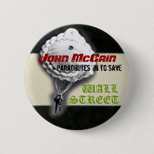 Badge Rond 5 Cm Bouton de parachutage de McCain