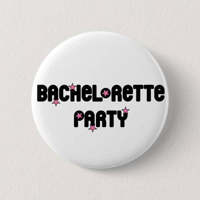 Badge Rond 5 Cm Bouton de partie de Bachelorette (Devant)