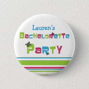 Badge Rond 5 Cm Bouton de partie de bachelorette personnalisable
