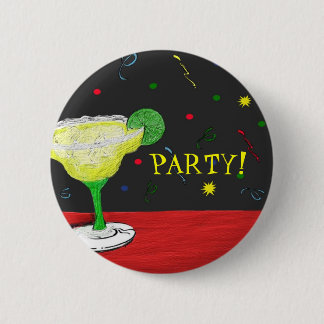 Badge Rond 5 Cm Bouton de partie de margarita