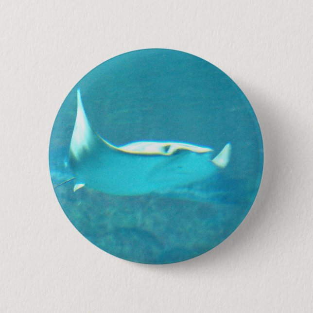 Badge Rond 5 Cm Bouton de pastenague (Devant)