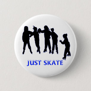 Badge Rond 5 Cm Bouton de patinage artistique